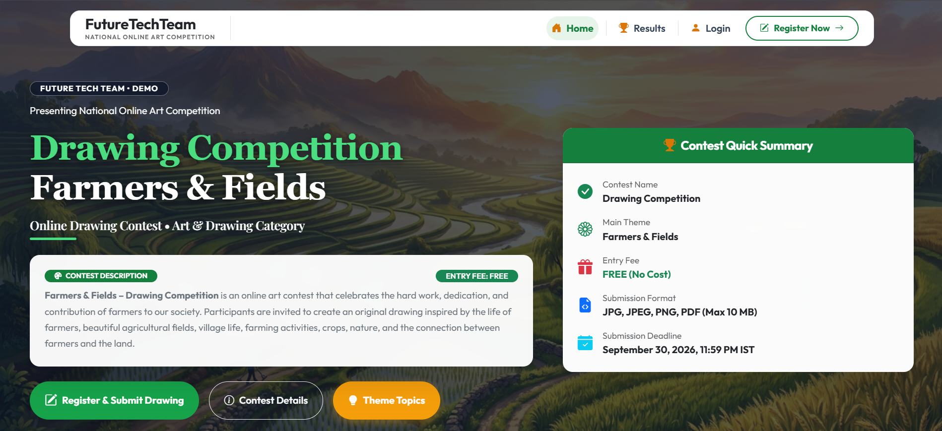 Contest Portal